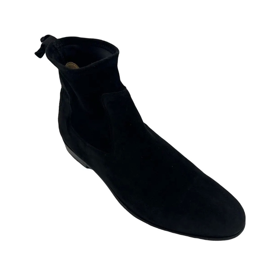 Heschung Black Suede Ankle Boots